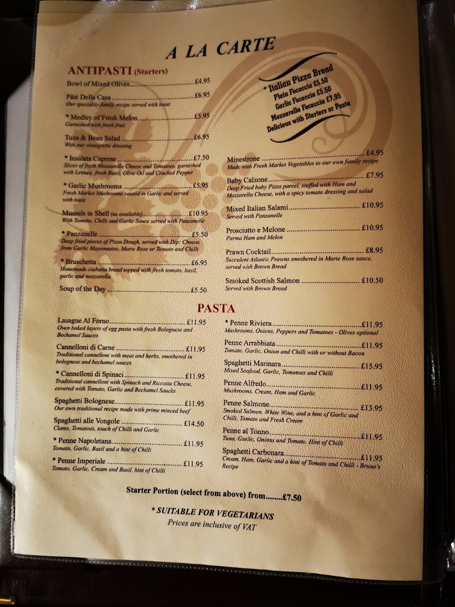 Menu Bruno's Italian Restaurant-3