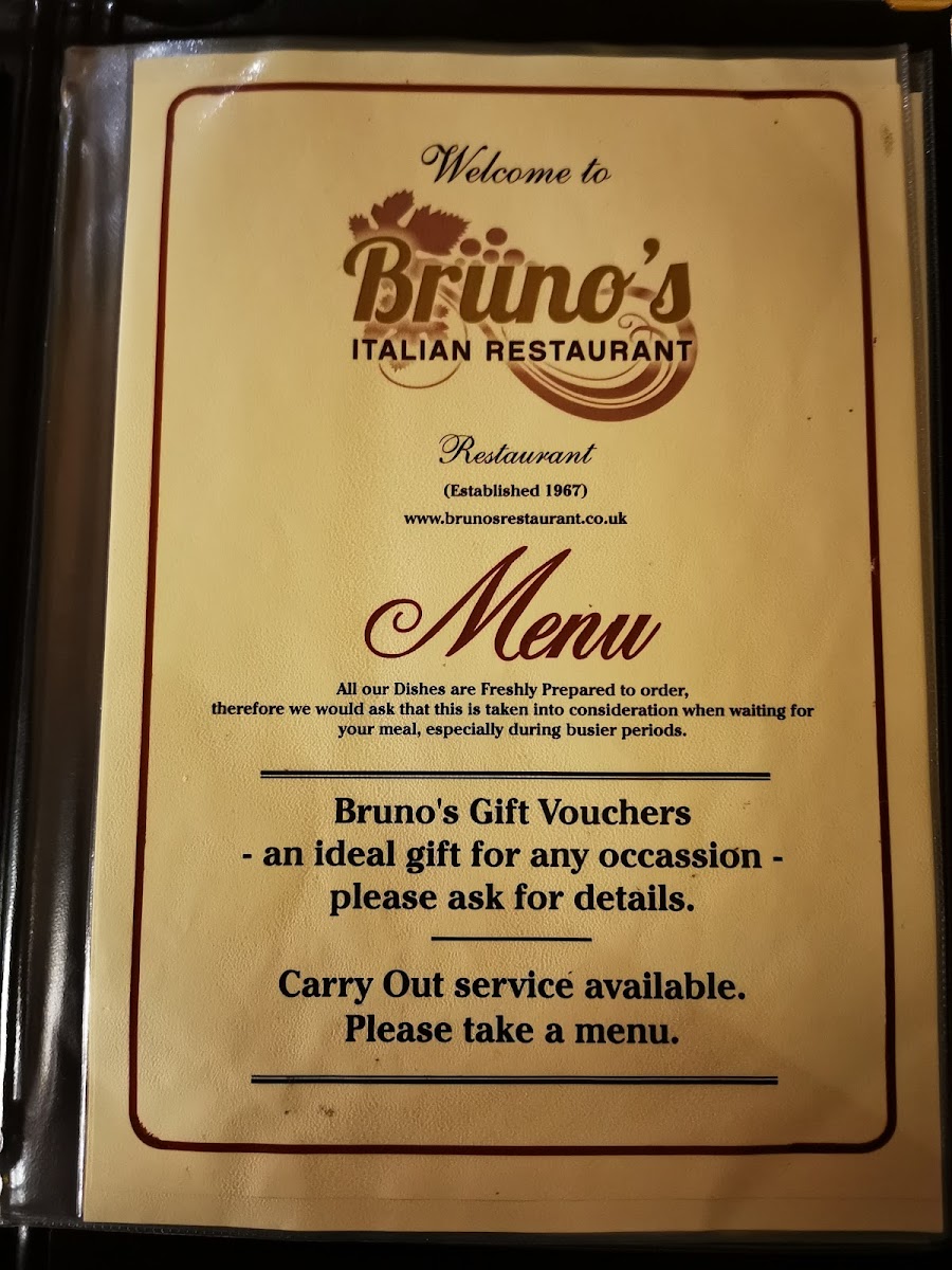 Menu Bruno's Italian Restaurant-4